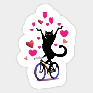 black cat Sticker